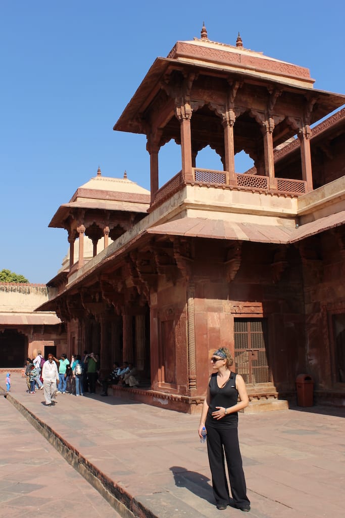 Fatehpur Sikri - Queen's Palace girişindeyim
