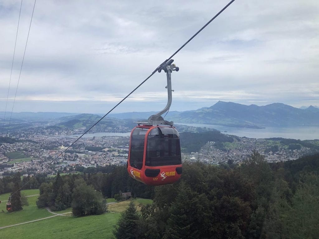 Pilatus Dağı ve teleferik