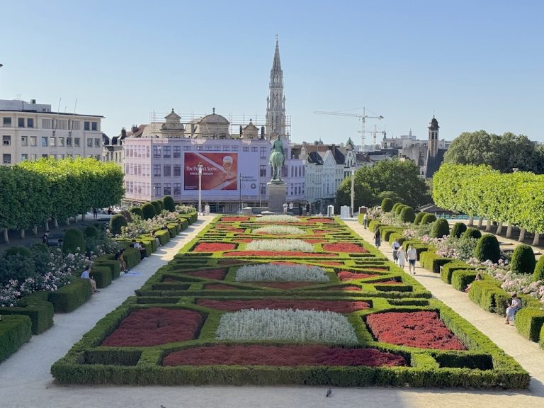 Brüksel - Mont des Arts (Sanat Tepesi) Bahçeleri