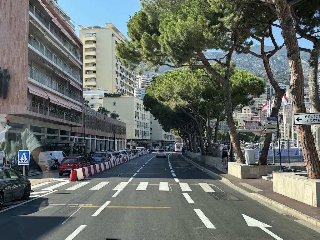 F1 pisti olarak kullanılan caddeler