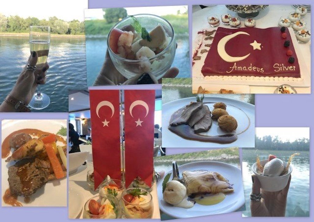 Nehir turlarında alakart restoran