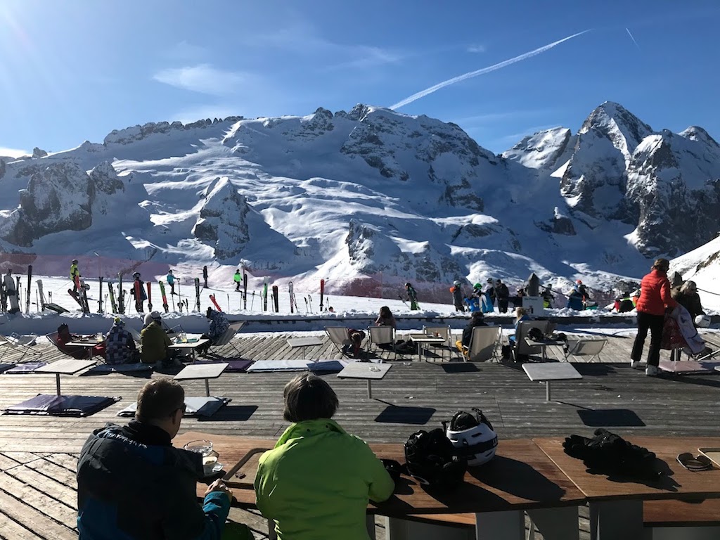 Marmolada from Prta Vescovo Arabba