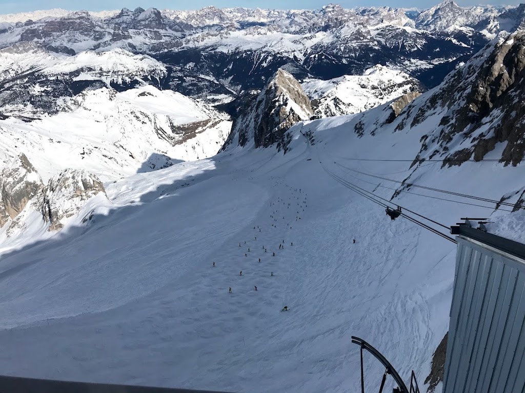 Punta Rocca tepesinden Marmolada
