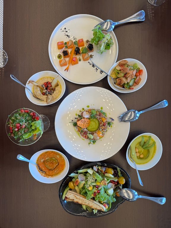 The Chedi Hegra'da mezeler