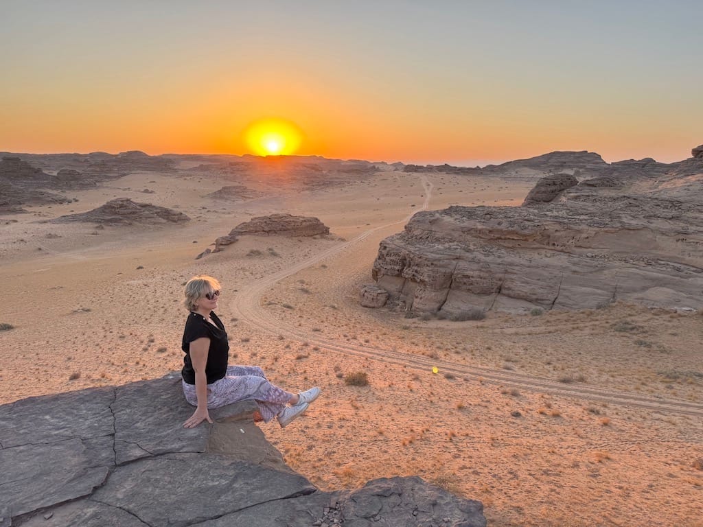 Sharaan Nature Reserve'de gün batımı