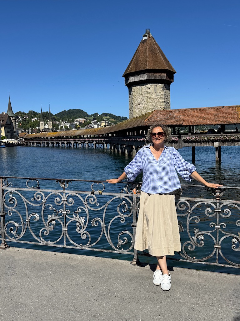 Luzern - Ahşap Chapelle Köprüsü
