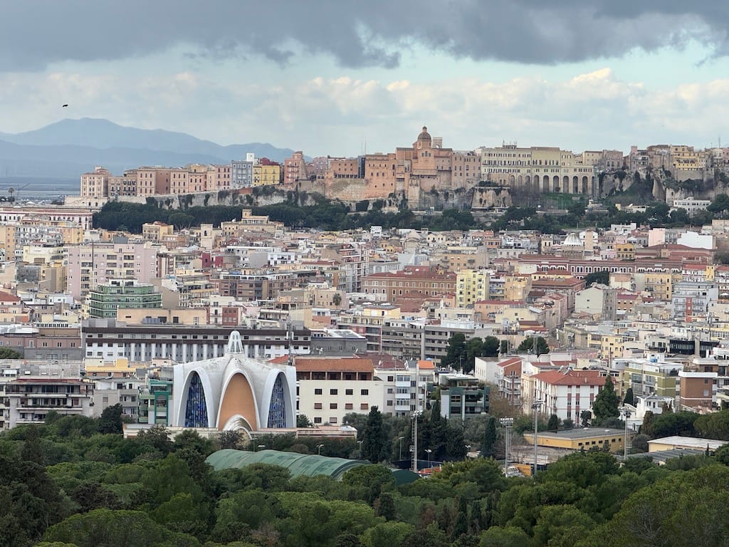 Monte Urpinu - Cagliari manzarası