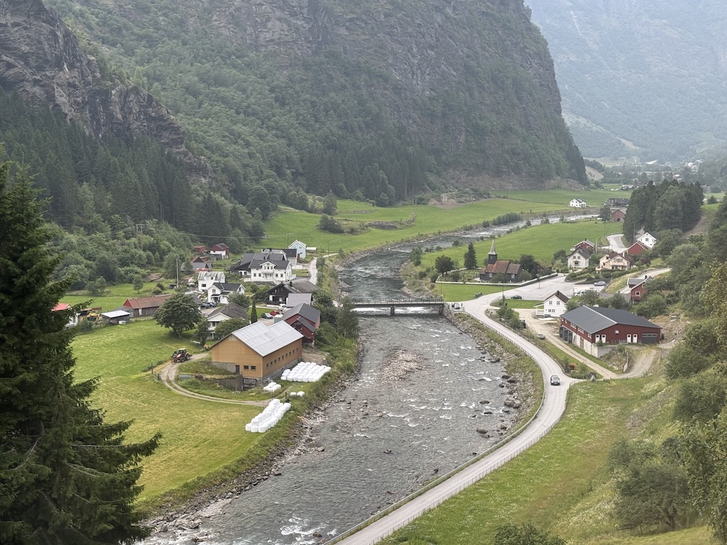 Flåm treni manzara